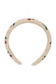 Dziewczynka Konges Sløjd opaska do włosów dziecięca BEADED HAIRBRACE KS104219.PreSpring beżowy