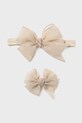 Κορδέλα και κλιπ μαλλιών για παιδιά Mayoral Newborn μπεζ 9079.2P.Newborn.PPY2