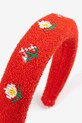 Dziewczynka Bobo Choses opaska do włosów dziecięca Pixel Daisies 126AI025 czerwony