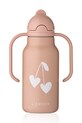 Dječja bočica Liewood Kimmie Water Bottle 250 ml roza LW19618.G.PPY2