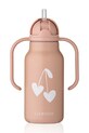 Liewood butelka dla dzieci Kimmie Water Bottle 250 ml LW19618.G.PPY2 różowy SS26