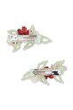 Dziewczynka Konges Sløjd spinki do włosów dziecięce 2 PACK FLOWER FIELD HAIR CLIPS 2-pack KS104586.PPY2 multicolor