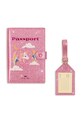Konges Sløjd etui na paszport VOYAGE TRAVEL SET różowy KS105129.PPY2