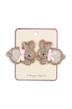 Detské sponky Konges Sløjd BEADED BUNNY HAIR CLIPS 2-pak 2-pak hnedá KS104579.PPY2