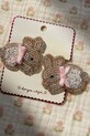 Detské sponky Konges Sløjd BEADED BUNNY HAIR CLIPS 2-pak KS104579.PPY2 hnedá