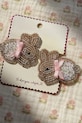 Detské sponky Konges Sløjd BEADED BUNNY HAIR CLIPS 2-pak KS104579.PPY2 hnedá