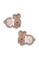 Detské sponky Konges Sløjd BEADED BUNNY HAIR CLIPS 2-pak KS104579.PPY2 hnedá SS26