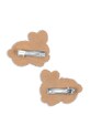 Dievča Detské sponky Konges Sløjd BEADED BUNNY HAIR CLIPS 2-pak KS104579.PPY2 hnedá