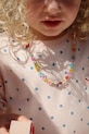BIMBA Konges Sløjd collana e braccialetto per bambini FLOWER FIELD NECKLACE AND BRACELET SET KS104818.PPY2 multicolore