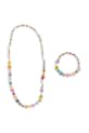 Konges Sløjd collana e braccialetto per bambini FLOWER FIELD NECKLACE AND BRACELET SET KS104818.PPY2 multicolore SS26