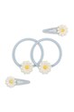 Konges Sløjd gumki do włosów dziecięce DAISY HAIR ACCESSORIES 4-pack KS104613.PPY2 niebieski SS26