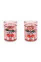 Konges Sløjd set de căni pentru copii 2 PACK GLITTER CUPS roz KS103024.G.PPY2