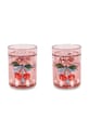 Konges Sløjd set de căni pentru copii 2 PACK GLITTER CUPS roz KS103024.G.PPY2