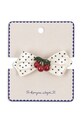 Konges Sløjd заколки для волос для детей CHERRY DOT HAIR CLIP белый KS105308.PPY2