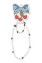 Konges Sløjd dětská sada šperků PEARLY CHERRY NECKLACE AND BRACELET SET vícebarevná KS105517.PPY2