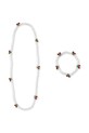 Konges Sløjd dětská sada šperků PEARLY CHERRY NECKLACE AND BRACELET SET KS105517.PPY2 vícebarevná SS26