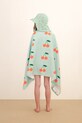Tinycottons ręcznik bawełniany dziecięcy CHERRIES TOWEL SS26.572 turkusowy