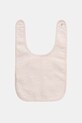 Chłopiec Emporio Armani śliniak dwustronny niemowlęcy 2-pack EY000007.AF22049 różowy