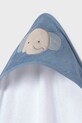 Chłopiec Mayoral Newborn ręcznik z kapturem dziecięcy 9118.1B.Newborn.PPY2 biały