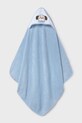 Mayoral Newborn ręcznik z kapturem dziecięcy niebieski 9118.1B.Newborn.PPY2