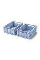 Liewood pojemnik do przechowywania Weston Storage Box S 2-pack fioletowy LW14549.PPY2