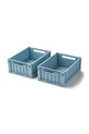 Liewood pojemnik do przechowywania Weston Storage Box S 2-pack niebieski LW14549.PPY2
