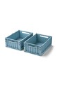 Liewood pojemnik do przechowywania Weston Storage Box M 2-pack niebieski LW14677.PPY2