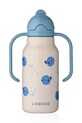 Liewood butelka termiczna dla dzieci Kimmie Water Bottle 250 ml niebieski LW19618.PPY2