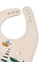 Βρεφική σαλιάρα Liewood Ember Printed Bib 2-pack LW20119.PPY2 μπεζ SS26