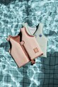 Liewood kamizelka do pływania Dove Seersucker Swim Vest LW20739.PPY2 pomarańczowy
