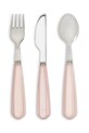 Konges Sløjd zestaw sztućców dla dzieci KIDS CUTLERY 3-pack KS104901.PPY2 różowy SS26