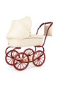 Chłopiec Konges Sløjd wózek dla lalek MINNIE DOLL PRAM KS105003.PPY2 biały