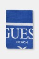 Guess ręcznik plażowy bawełniany H6GZ03.SG00P.PPY2.M niebieski SS26