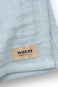 Chłopiec Wheat pieluszka niemowlęca bawełniana 2-pack 3890.376.GOTS niebieski