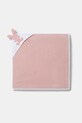 United Colors of Benetton ręcznik z kapturem dziecięcy bawełniany różowy 64QHR8003.W.Stagionale