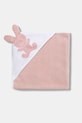 United Colors of Benetton ręcznik z kapturem dziecięcy bawełniany 64QHR8003.W.Stagionale różowy SS26