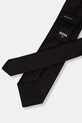 BOSS kravata pánská hedvábná H-TIE CM 7.5 ONE 50556054 černá SS26