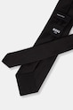 BOSS kravata pánská hedvábná H-TIE CM 7.5 ONE 50556054 černá SS26
