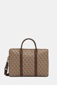 Torba za laptop Guess MILANO odgovara formatu A4 smeđa HMMILO.P6169