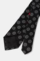 Γραβάτα με προσθήκη μεταξιού HUGO 50557591 μαύρο SS26