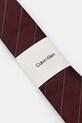 Akcesoria Calvin Klein krawat z dodatkiem jedwabiu CK2111E003 bordowy