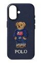 Kožené puzdro na mobil Polo Ralph Lauren iPhone 17 na mobil tmavomodrá 405P17562
