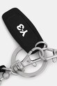 Y-3 KEY CHAIN brelok skórzany męski KF6454 czarny SS26