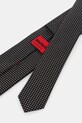 HUGO краватка чоловіча Tie cm 6 50561649 чорний SS26