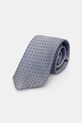 Michael Kors krawat męski jedwabny niebieski MK0DT00222