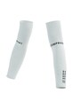 Compressport rękawy biały CASU1037