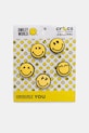 Crocs значки для обуви Smileyworld 5 шт. жёлтый 10015113