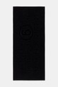 MM6 Maison Margiela ręcznik plażowy bawełniany czarny MYP000150
