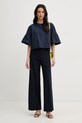 Weekend Max Mara bluzka damska 2615111152600 granatowy SS26