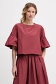 Weekend Max Mara bluzka damska bordowy 2615111152600